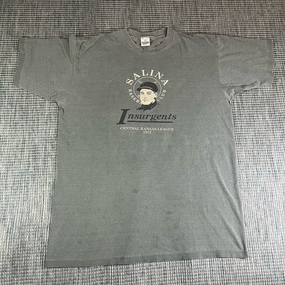 Vintage Salina Baseball Club Insurgents single stitch sz XL Used